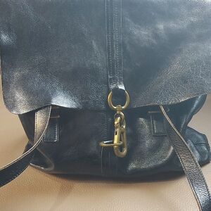 JOANEL LEATHER SHOULDER BAG